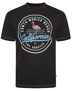 KAM Santa Monica T-Shirt Schwarz